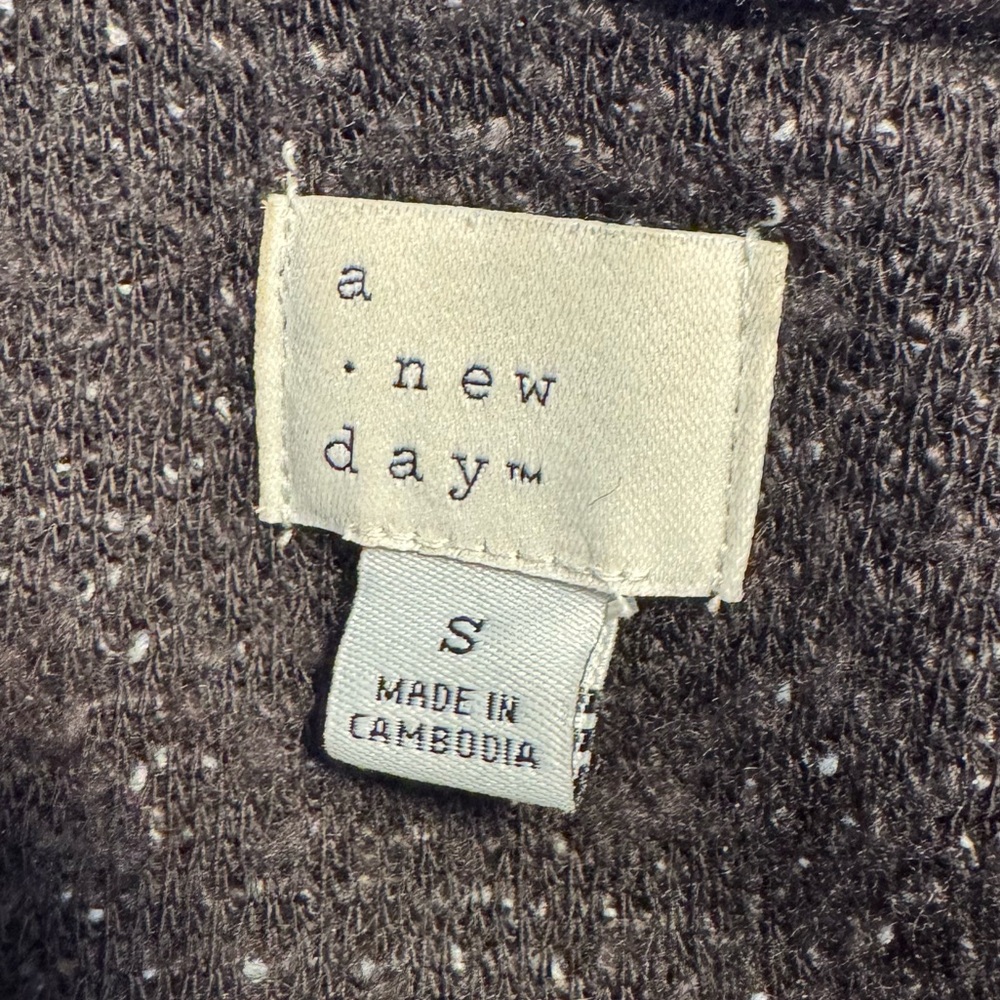 Small A New Day Heather Purple Coat Jacket Cardigan - Picture 3 of 16